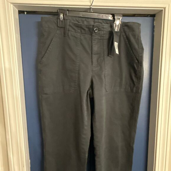 Banana Republic Grey Twill Joggers Women’s Size 6 NWT - Picture 4 of 8